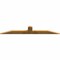 Ekena Millwork Portland Rough Sawn Timber Gable Bracket, Western Red Cedar, 84"W x 14"H x 2"D x 6"F, 4/12 Pitch GBW084X14X0206POR00RWR - alternate 5
